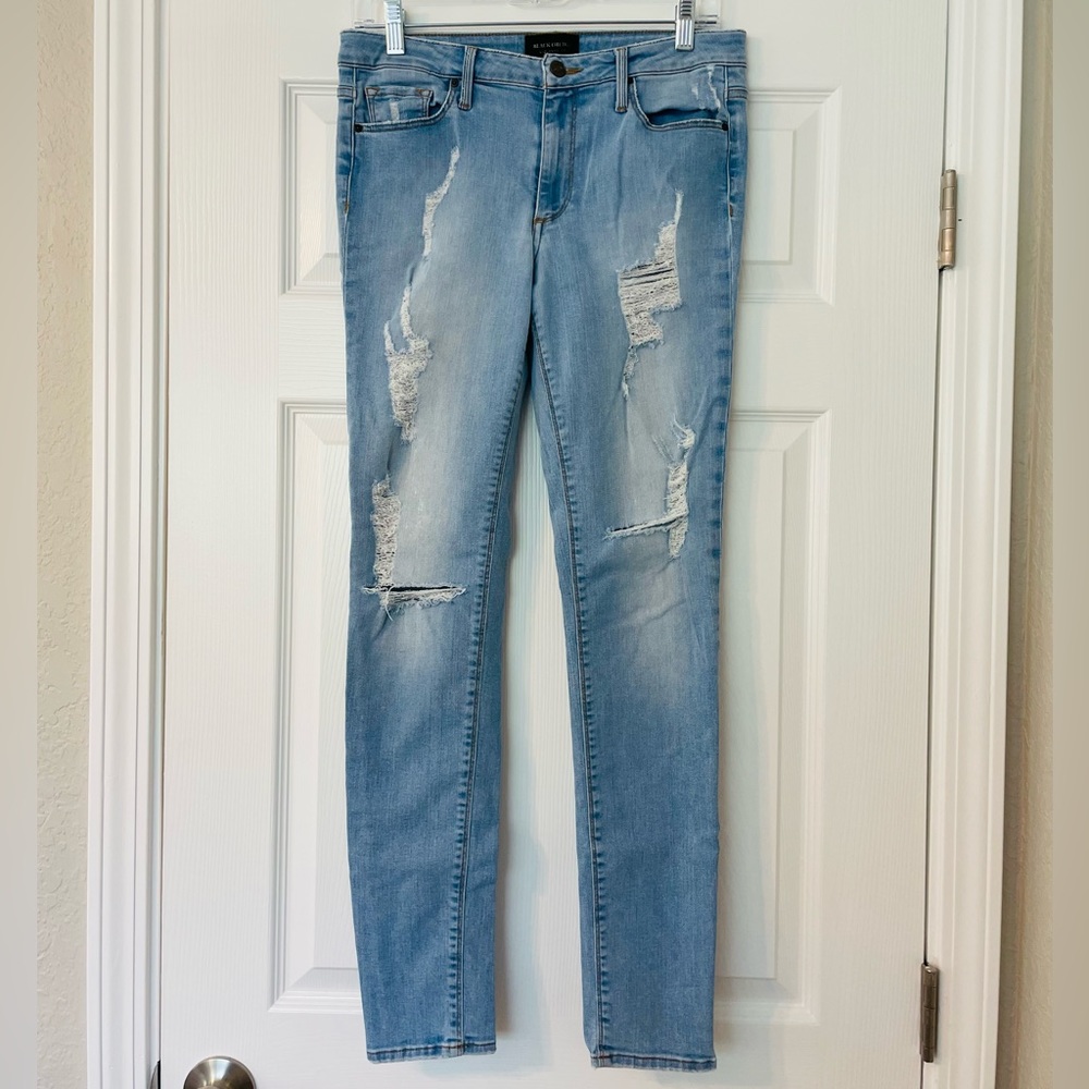 Black Orchid Distressed Skinny Jeans